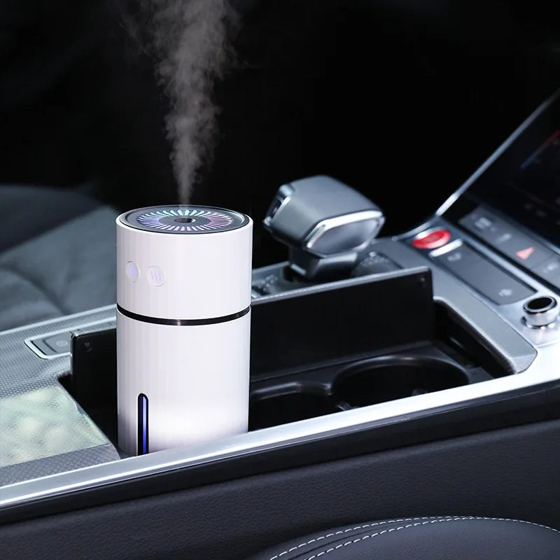 260ML Wireless Air Humidifier - USB Aromatherapy Diffuser with Rechargeable Battery and LED Night Light for Home and Office
