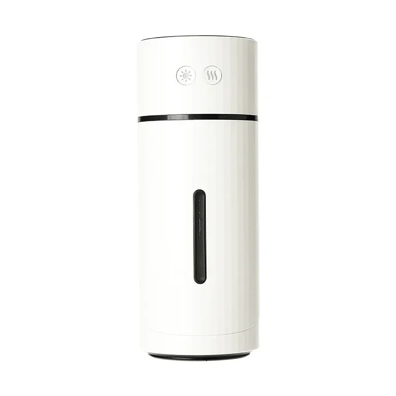 260ML Wireless Air Humidifier - USB Aromatherapy Diffuser with Rechargeable Battery and LED Night Light for Home and Office